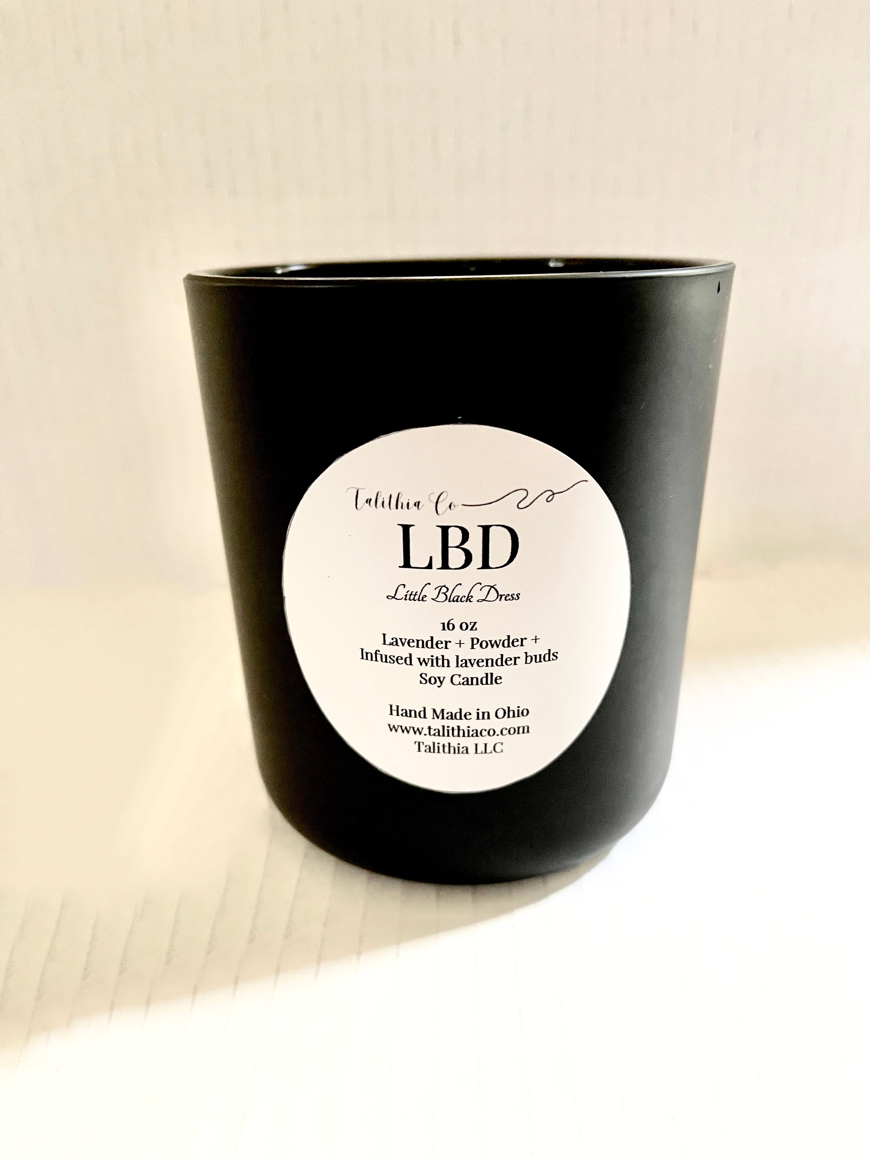 LBD (little black dress) Soy Candle